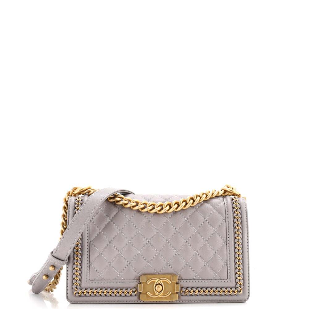 Chanel Boy Flap Bag Quilted Caviar With #301867C49B